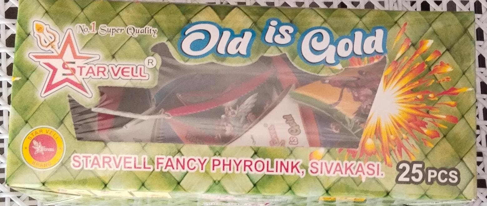 inba Crackers OLD is GOLD -Colour Paper in OLAI vedi